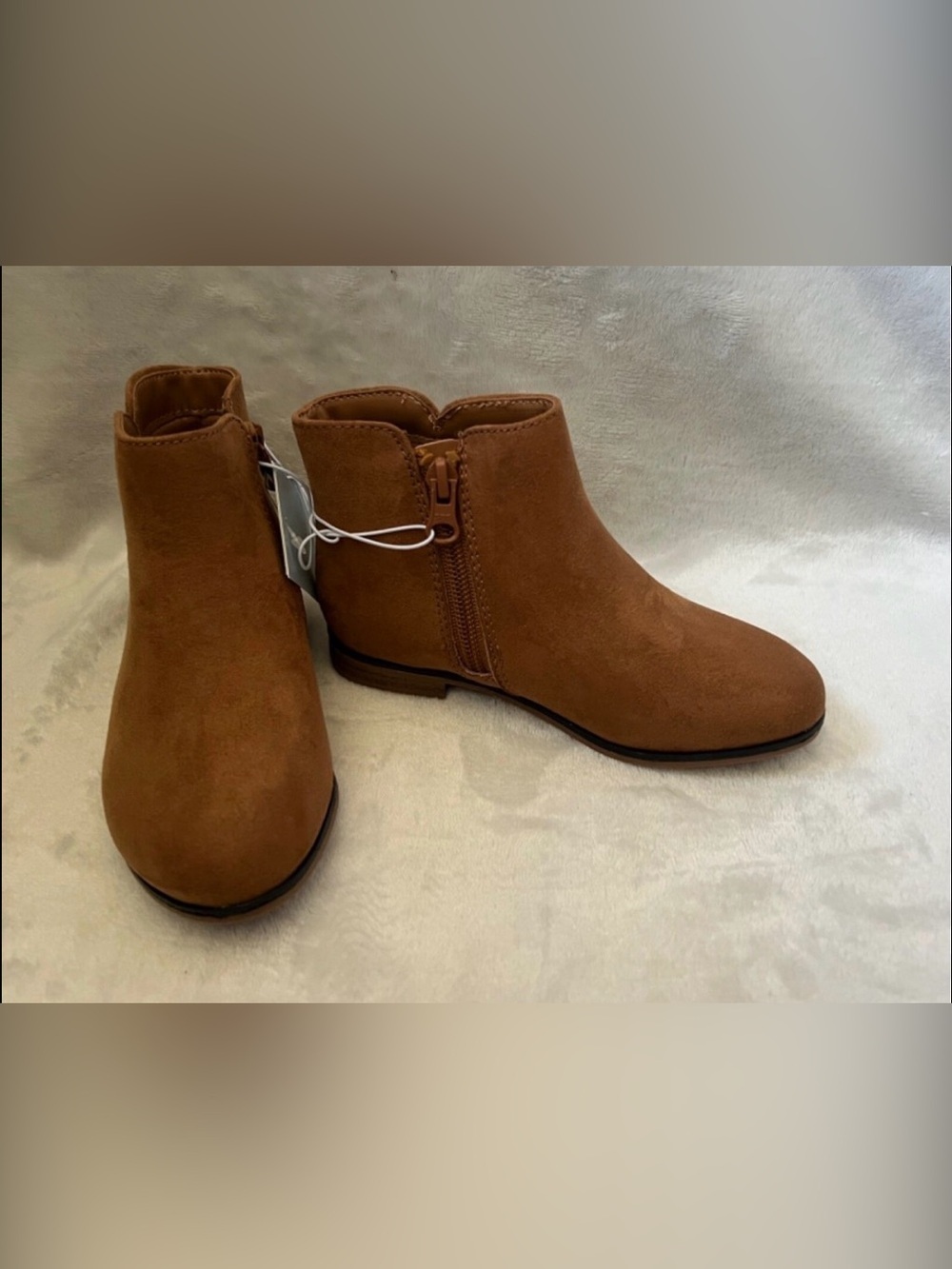 Cat & Jack Kids Brown Suede Ankle Boots